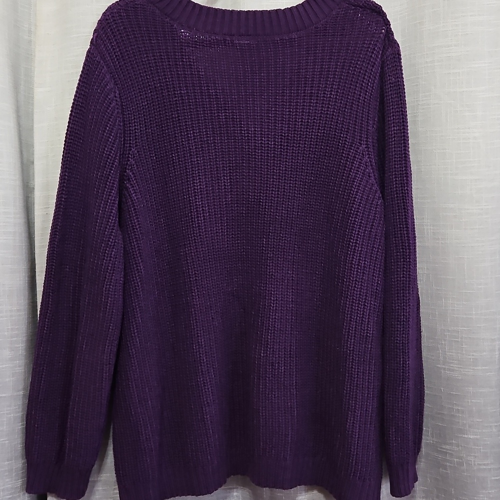Blair Purple Knit Top - Picture 2 of 8